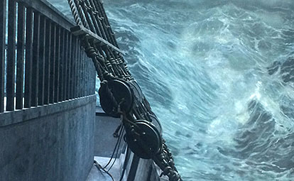 Bühnenbild Fliegender Holländer